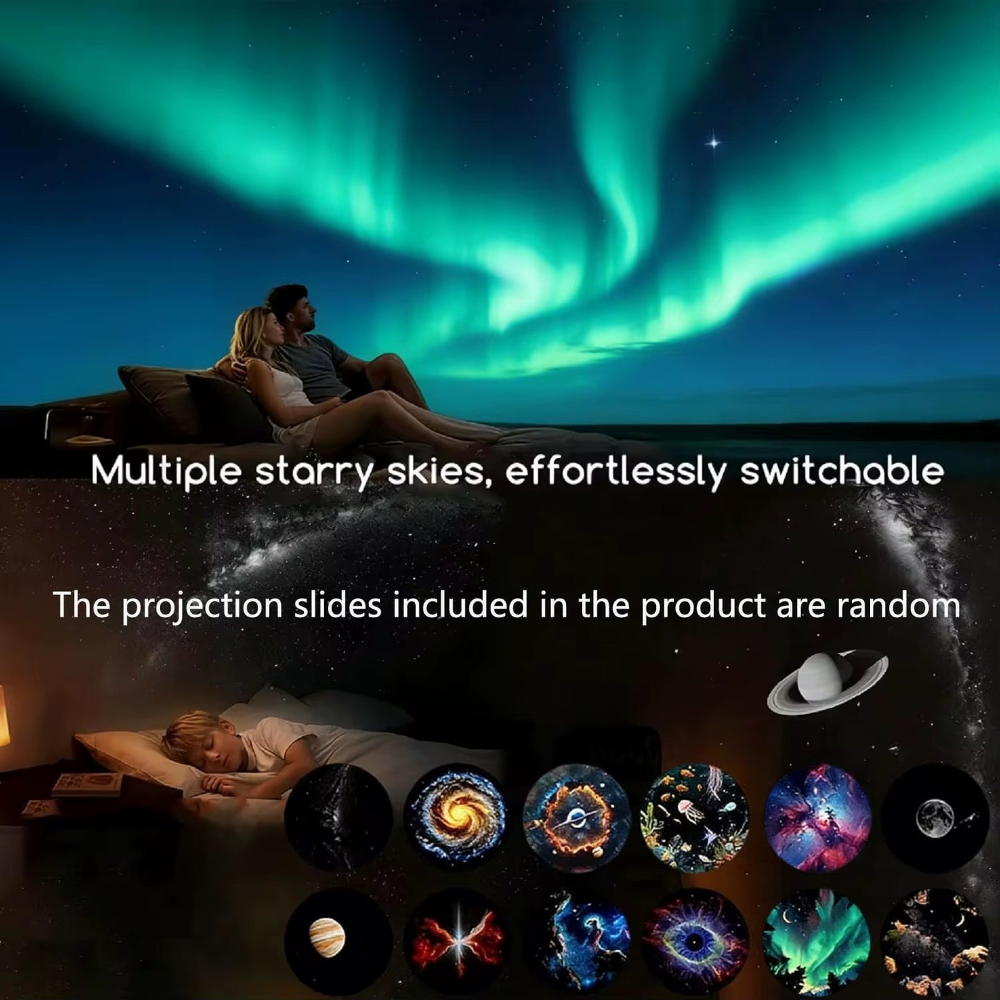 NebulaGlow™ | 360° Galaxy Star Night Light