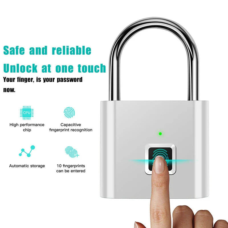 BioLock™ | Smart Biometric Fingerprint Padlock