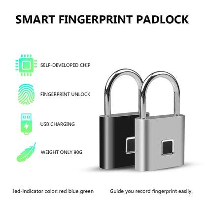 BioLock™ | Smart Biometric Fingerprint Padlock