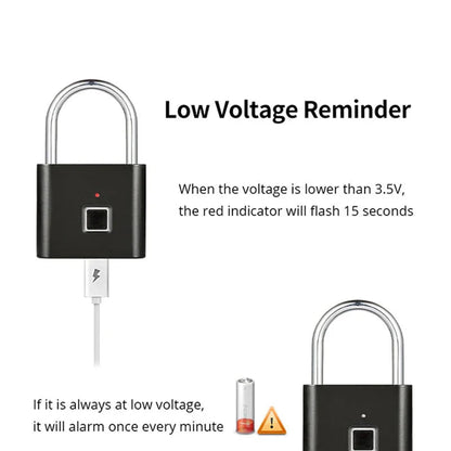 BioLock™ | Smart Biometric Fingerprint Padlock