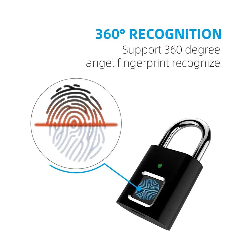 BioLock™ | Smart Biometric Fingerprint Padlock
