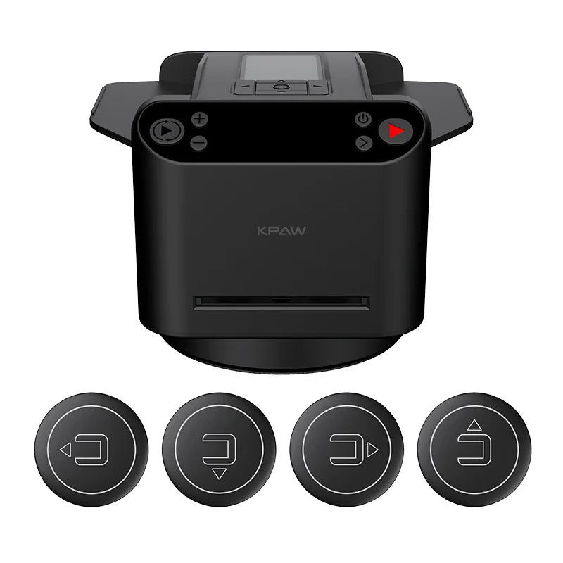 Kpaw Max V Automatic Card Shuffler & Dealer Machine with 360 Degree Revolving Texas Hold'Em Poker ABS