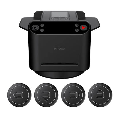 Kpaw Max V Automatic Card Shuffler & Dealer Machine with 360 Degree Revolving Texas Hold'Em Poker ABS