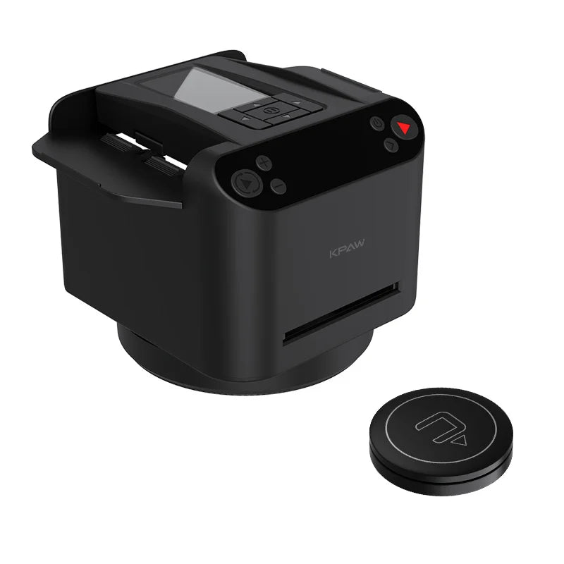 Kpaw Max V Automatic Card Shuffler & Dealer Machine with 360 Degree Revolving Texas Hold'Em Poker ABS