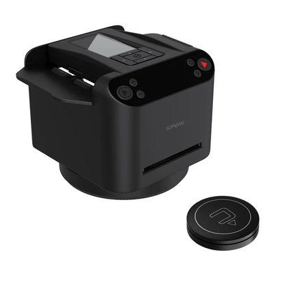 Kpaw Max V Automatic Card Shuffler & Dealer Machine with 360 Degree Revolving Texas Hold'Em Poker ABS