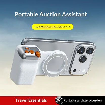 Magnetic Photography Handle Grip for Smartphone Portable Shooting Assistant Device Comfortable Hold